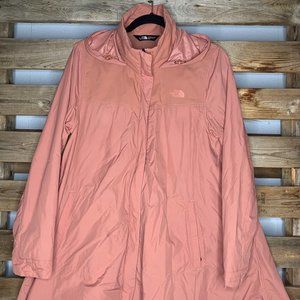 North Face Pink Rain Jacket
